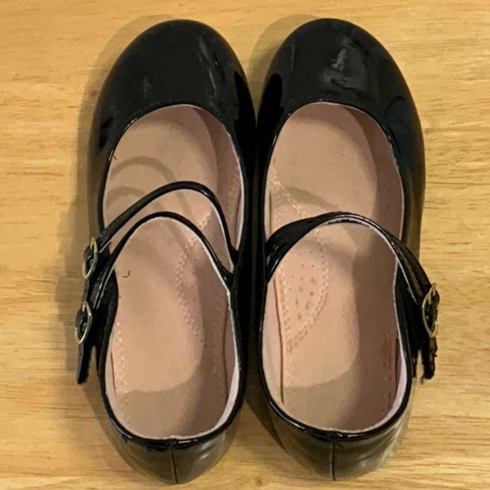 Black Patent Leather Mary Jane Shoes